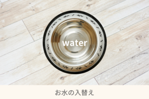 ペットの水